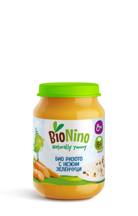 Bionino Ризото с нежни зеленчуци 8+