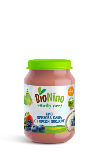 Bionino Оризова каша горски плод 4+