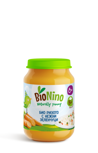 Bionino Ризото с нежни зеленчуци 8+