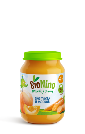 Bionino тиква и морков 4+