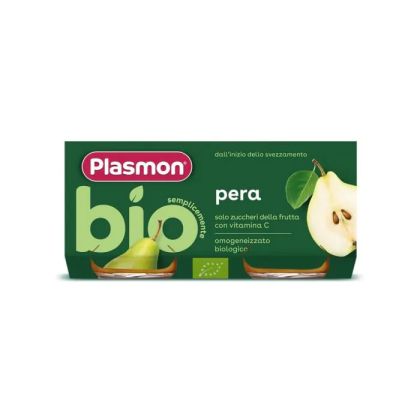 Plasmon Bio Плодово пюре круша за деца 6М+