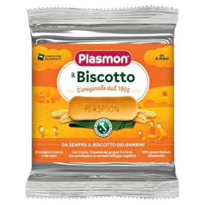 Plasmon Снакс от бишкоти за деца над 6-месечна