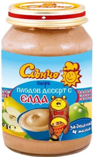 Слънчо Плодов десерт с Елда 4м+