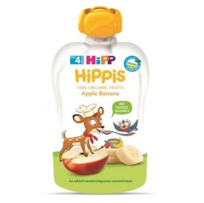 Hipp Hippis закуска ябълка и банан 4м+