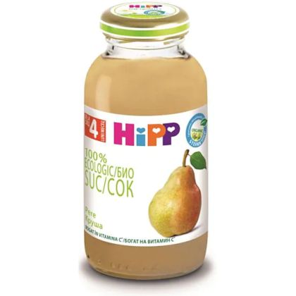 Hipp Био сок от Kруши 4м+