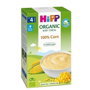 Hipp Безмлечна инстантна  Био каша 100% Царевица 4м+