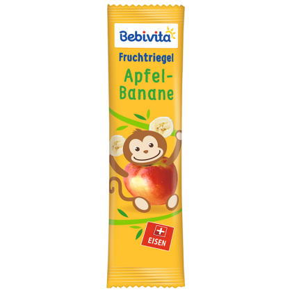Bebivita Плодов бар Ябълка и Банан 12м+