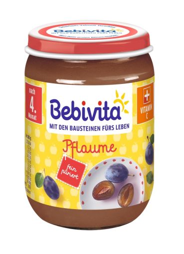 Bebivita Сини Сливи пюре 4м+ 