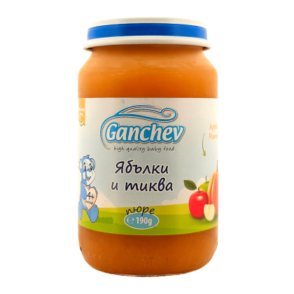 Ganchev Ябълки и Тиква пюре 4м+