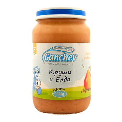 Ganchev Круша и Елда пюре 4м+