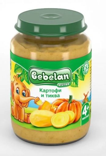 Bebelan Картофи и Тиква пюре 4м+
