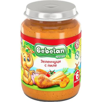 Bebelan Зеленчуци с Пиле пюре 6м+