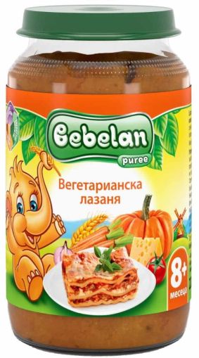 Bebelan Вегетарианска Лазаня  пюре 8м+