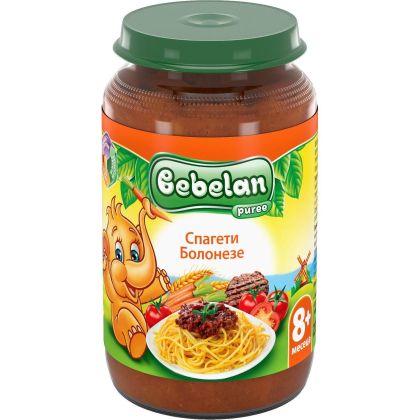 Bebelan Спагети Болонезе пюре 8м+