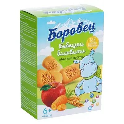 Боровец Бебешки бисквити с Ябълка и Морков 6м+