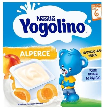 Nestlé YOGOLINO Кайсия млечен десерт 6м+
