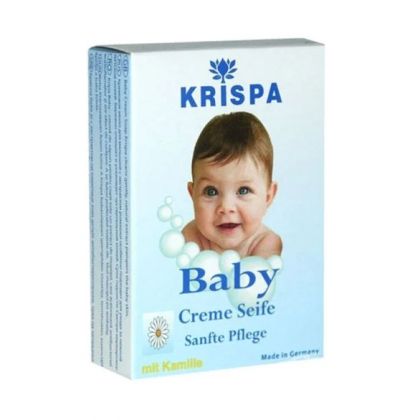 KRISPA Бебешки крем сапун Лайка 0м+