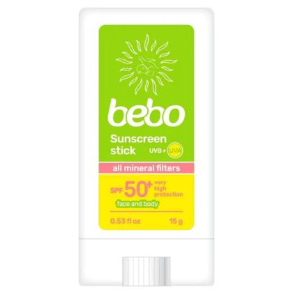 Бебо Слънцезащитен минерален стик SPF50+ 0м+