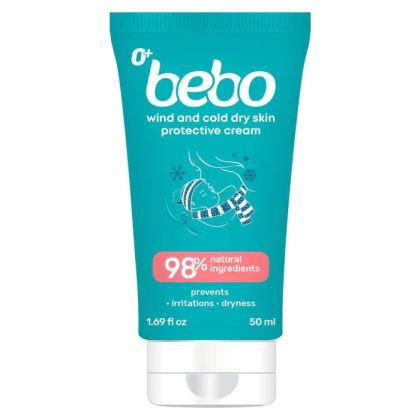 Бебо Крем срещу суха кожа при вятър и студ 0м+