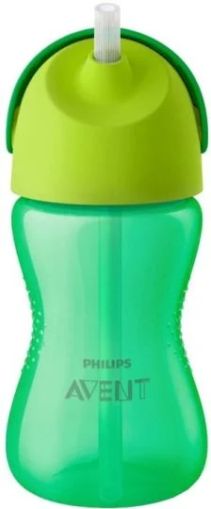 Philips Avent Чаша със сламка зелена 12м+ 300 мл