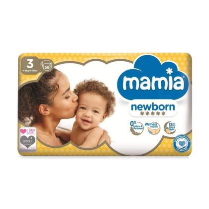 Mamia 3 Newborn пелени 56 бр