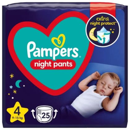  Pampers Night Pants размер 4 гащи 25 бр