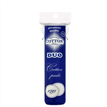 COTTON Line DUO тампони за грим 120 бр.
