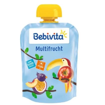 Bebivita плодова закуска мултиплод 12м+
