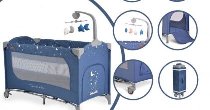 Moni Once Upon a Тime детска кошара цвят дънки