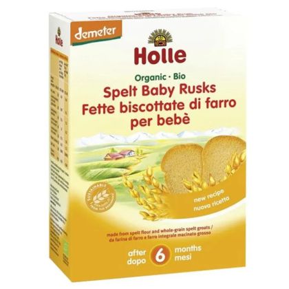 Holle Био спелтови сухари за бебета 6м+