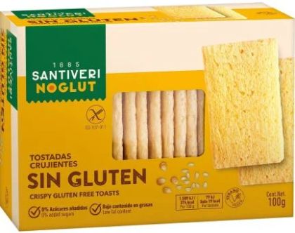 SANTIVERI NOGLUT Крисп тост без глутен
