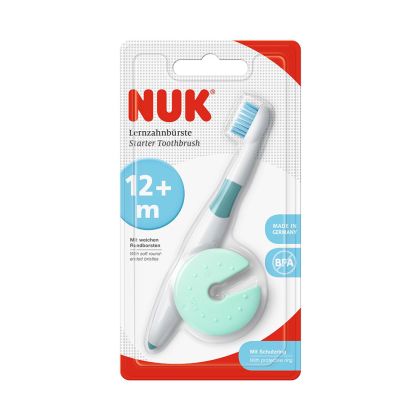 Nuk детска четка за зъби с предпазител 12м+