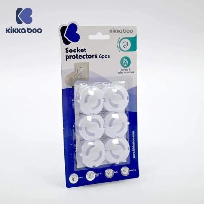 Kikkaboo протектори за контакт 6бр