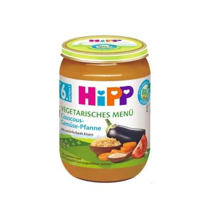 Hipp Био пюре с кус кус и зеленчуци 6м+