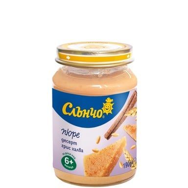Слънчо десерт Грис халва пюре 6м+
