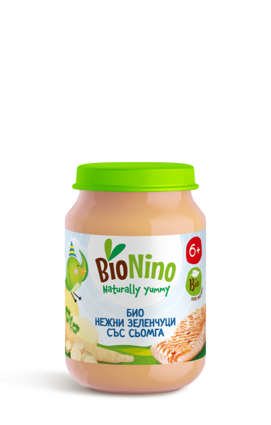 Bionino нежни зеленчуци със сьомга