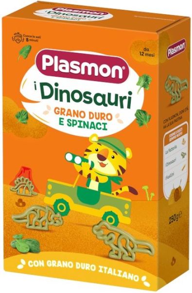 Бебешка паста Plasmon - Динозаври със спанак 12+м