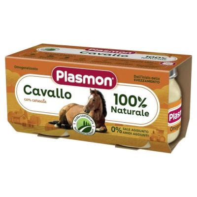 Plasmon Пюре от конско месо за деца 6М+
