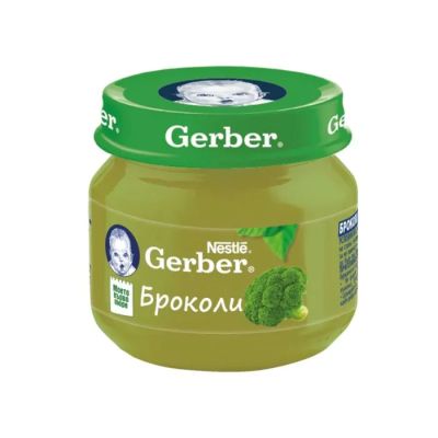 GERBER® Храна за бебета Броколи пюре 6м+