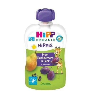 Hipp Hippis закуска сливи, касис и круша 6м+