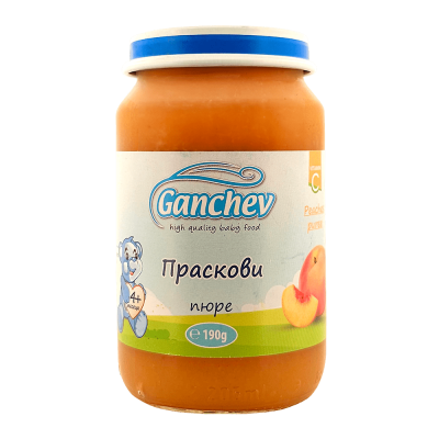 Ganchev Праскови  пюре 4м+