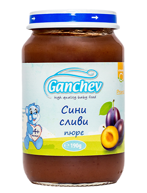 Ganchev Сини Сливи пюре 4м+