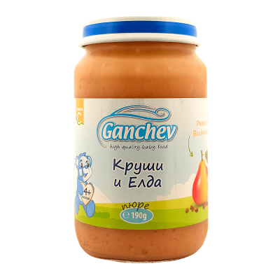Ganchev Круша и Елда пюре 4м+