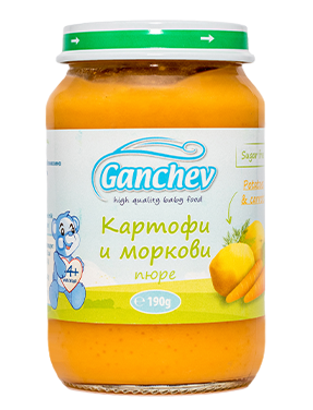 Ganchev Картофи и Моркови пюре 4м+
