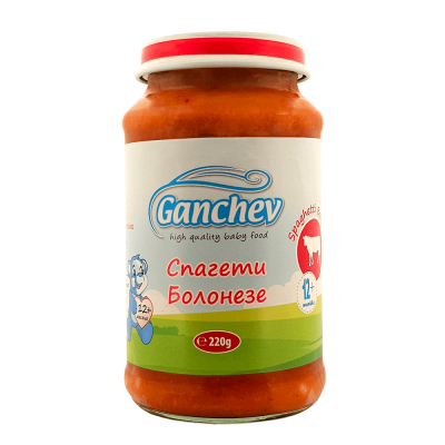 Ganchev Спагети Болонезе  пюре 12м+