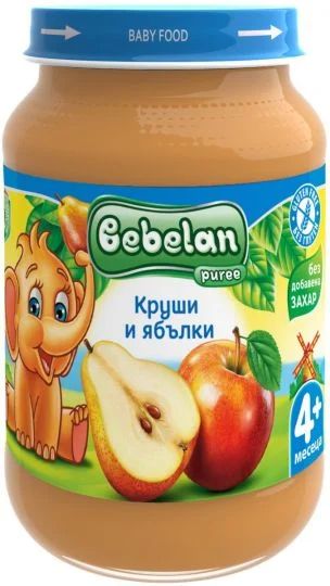 Bebelan Круши и Ябълки пюре 4м+