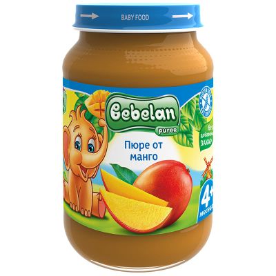 Bebelan Манго пюре 4м+