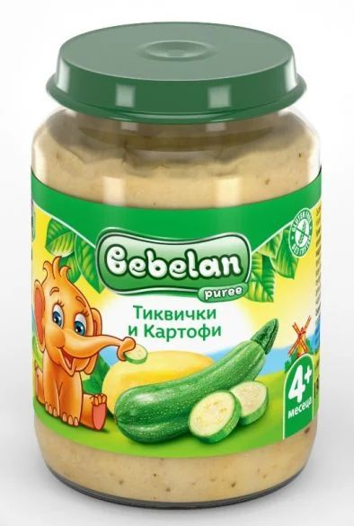 Bebelan Тиквички с Картофи пюре 4м+
