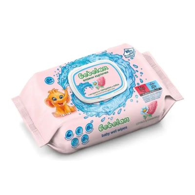 Bebelan Бебешки мокри кърпи със Смрадлика и Лайка 80 бр