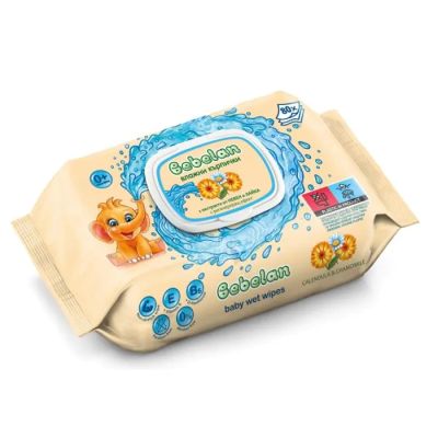 Bebelan Бебешки мокри кърпи с Невен и Лайка 80 бр